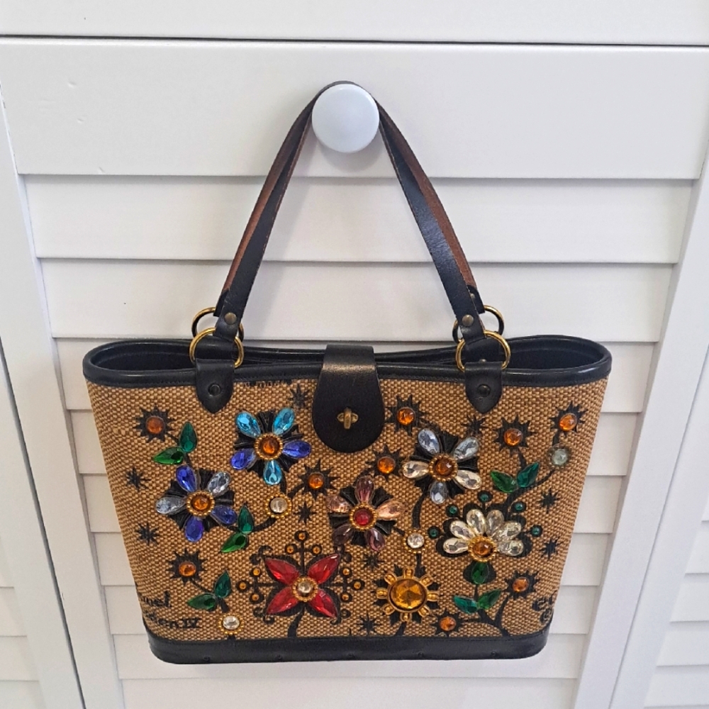 Stunning Vintage Enid Collins Jewel Purse 1960